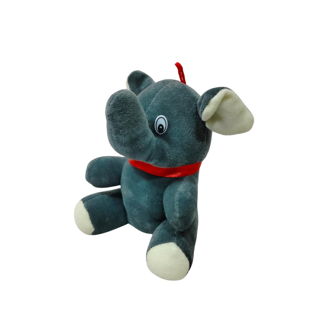 Baby Elephant Soft Toy 15cm – Plush Doll Gift for Kids | Softoria