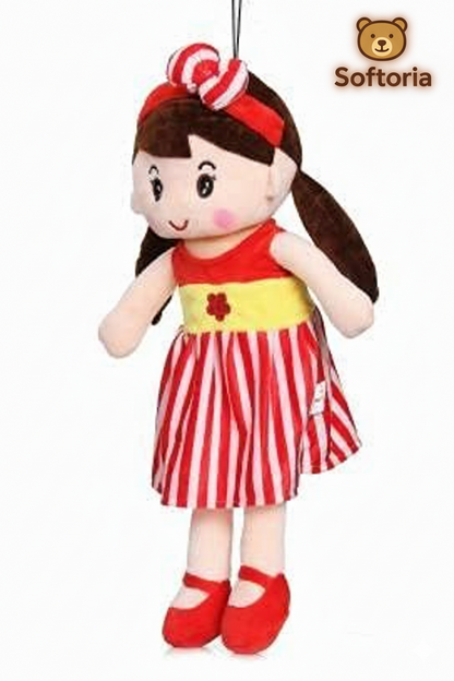 Cute Doll Soft Toy 60cm – Big Huggable Plush Doll for Kids & Babies | Softoria
