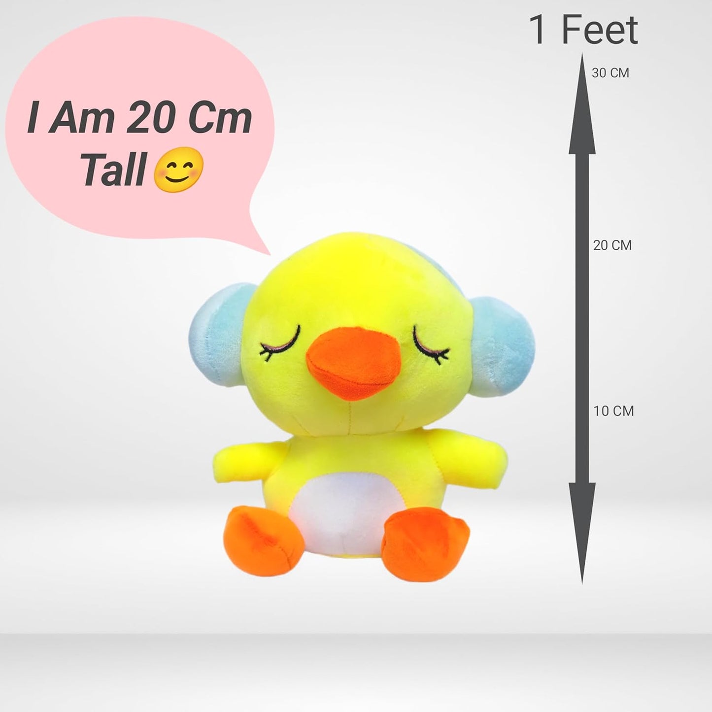 Duck Soft Toy – 20 cm 🐤