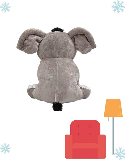 Elephant with monkey