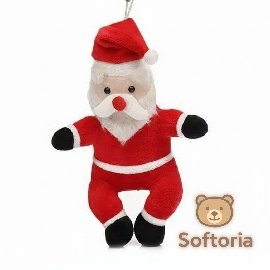 Sweet Santa Soft Toy 25cm – Christmas Plush Doll for Kids & Babies | Softoria