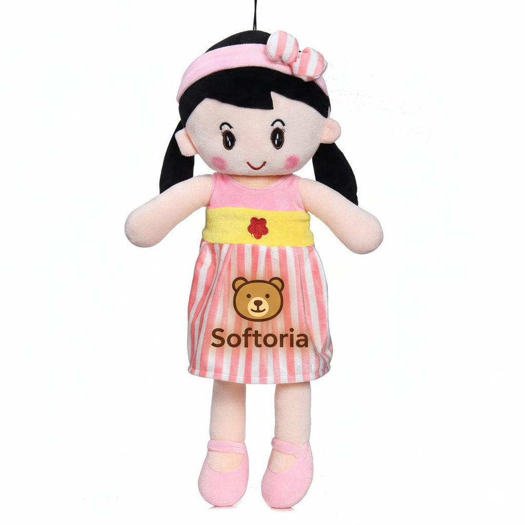 Molly Doll Soft Toy 50cm – Adorable Plush Doll for Kids & Babies | Softoria
