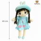 Eva Doll Soft Toy 45cm – Beautiful Plush Doll for Kids & Babies | Softoria