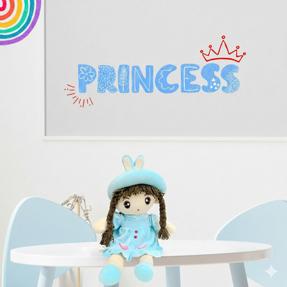 Eva Doll Soft Toy 45cm – Beautiful Plush Doll for Kids & Babies | Softoria