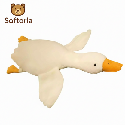 Sleeping Duck Soft Toy 45cm – Cute Plush Pillow for Kids & Babies | Softoria