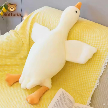 Sleeping Duck Soft Toy 45cm – Cute Plush Pillow for Kids & Babies | Softoria