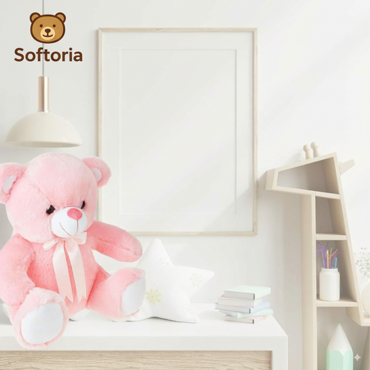 Brown Teddy Bear Soft Toy 30cm – Gift for Kids & Babies | Softoria